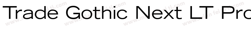 Trade Gothic Next LT Pro Lt字体转换